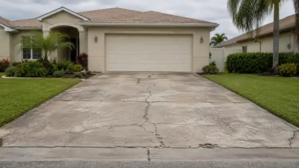 driveways work - before