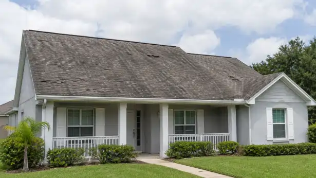 roofing work - before